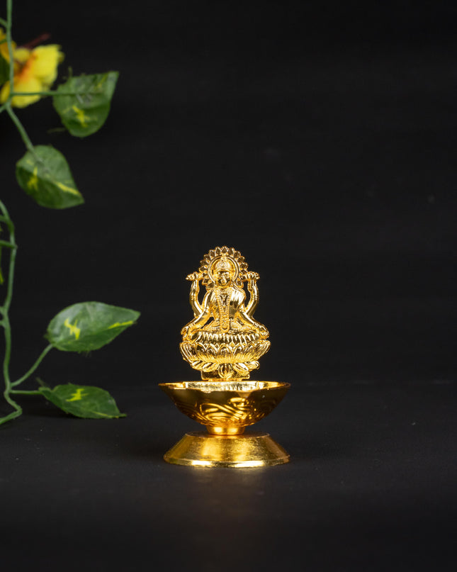 Zinc Alloy Lakshmi Diya - WBG1839-1