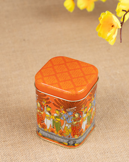 Mural Printed Tin Jar - WBG1855