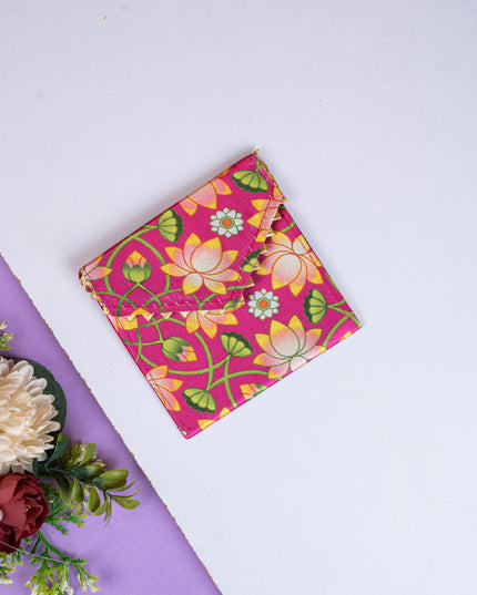 Pichwai Printed Coin Purse - 4 inch - WBG1857