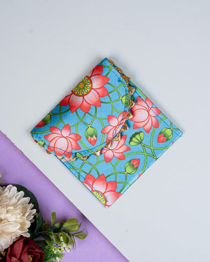 Pichwai Printed Coin Purse - 4 inch - WBG1857