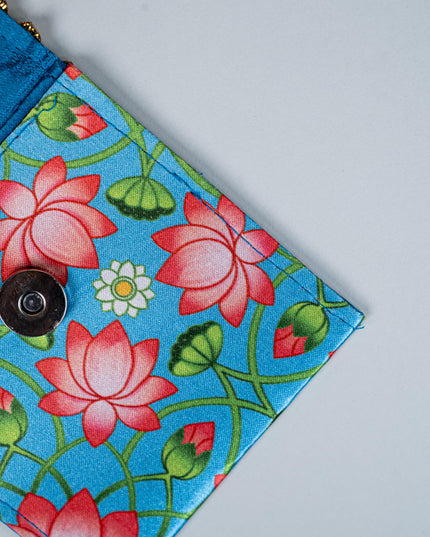 Pichwai Printed Coin Purse - 4 inch - WBG1857