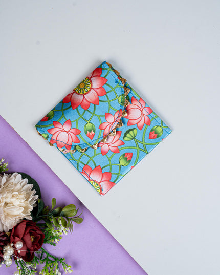 Pichwai Printed Coin Purse - 4 inch - WBG1857