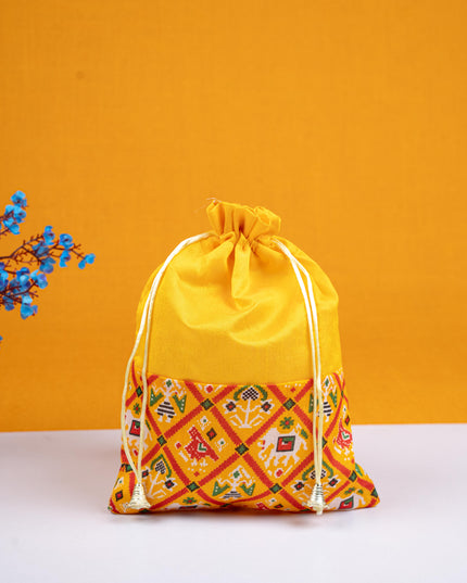 Patola Design String Bag - 8x11 inch - WBG1858