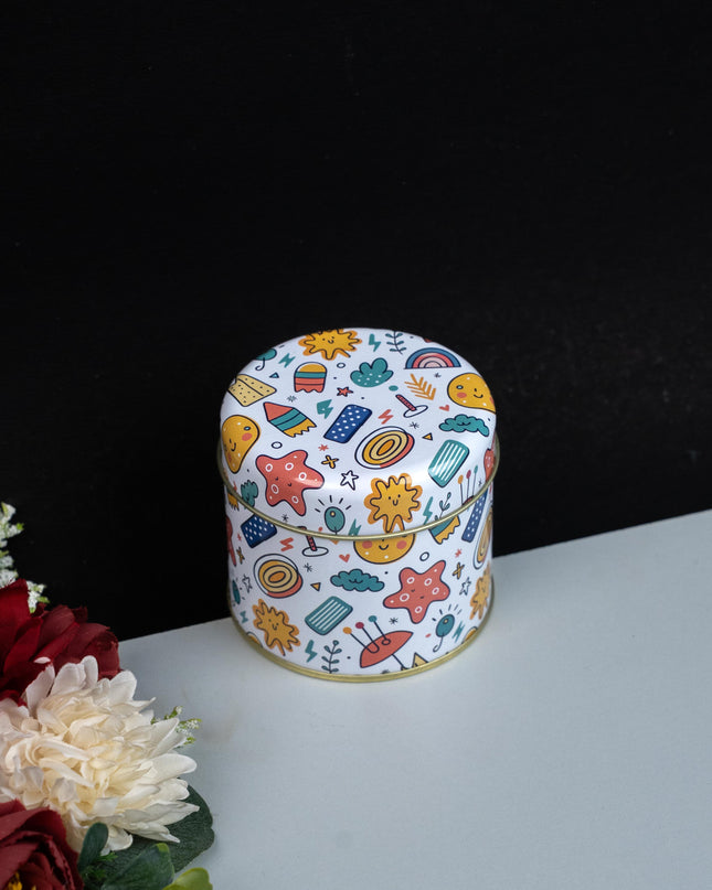 Kids Printed Tin Jar - WBG1869