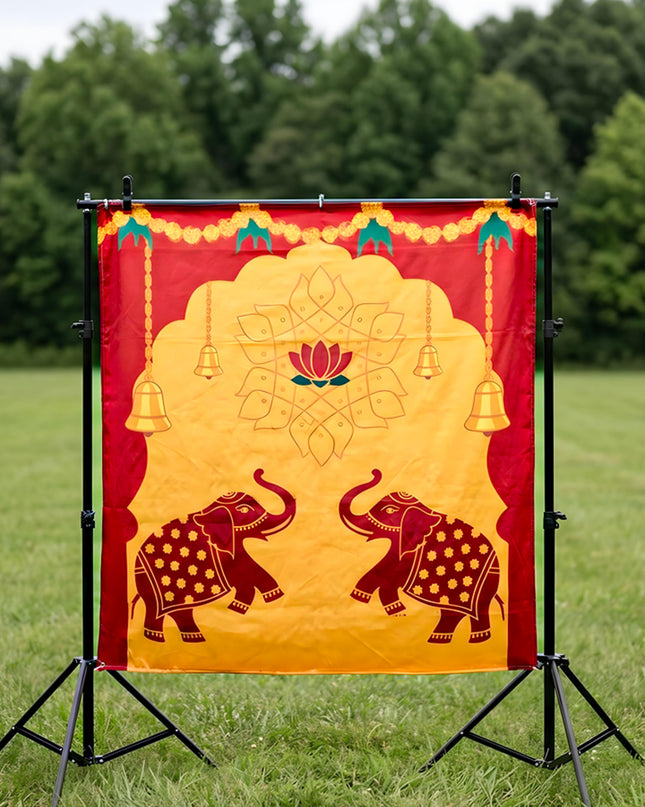 Back Drop Design - Elephant Prints - WBG1870