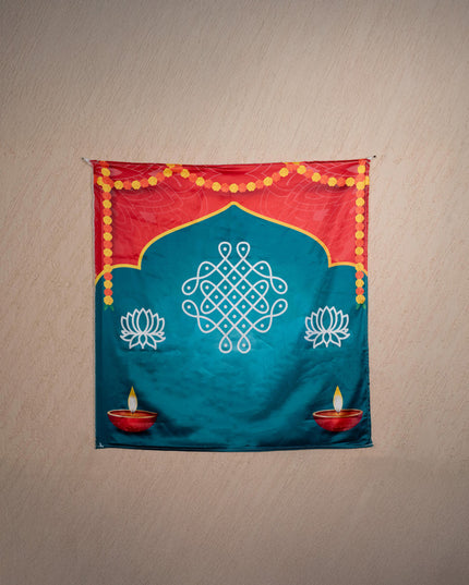 Back Drop Design - Kolam Prints - WBG1871