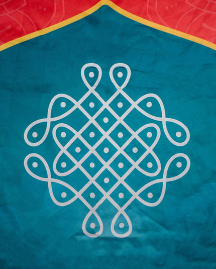 Back Drop Design - Kolam Prints - WBG1871