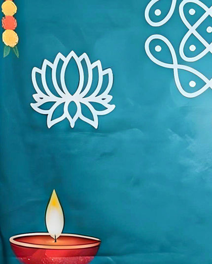 Back Drop Design - Kolam Prints - WBG1871