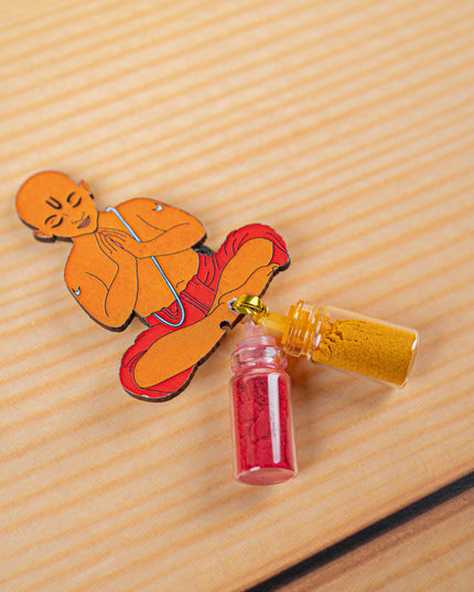 Upanayana Haldi Kumkum Set with Magnet - WBG1872