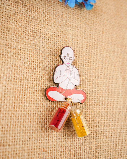 Upanayana Haldi Kumkum Set with Magnet - WBG1872