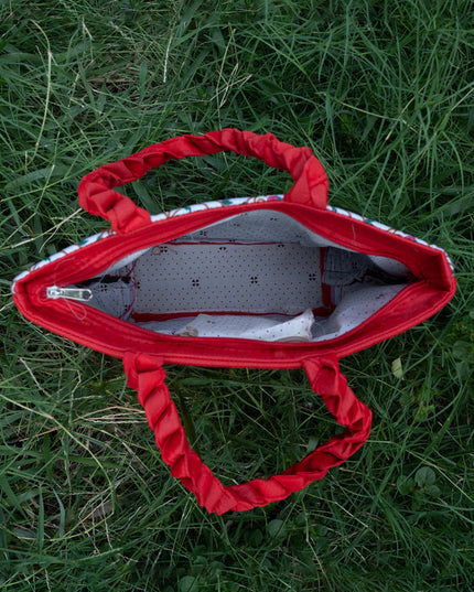 Printed Floral Handbag - 14 inch - WBG1881