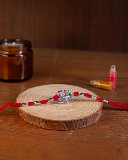 Designer Rakhi - Rope - Flower - WBG1887-8