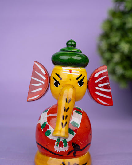 Kondapalli - Spring Ganesha - 4 inch - WBG1889