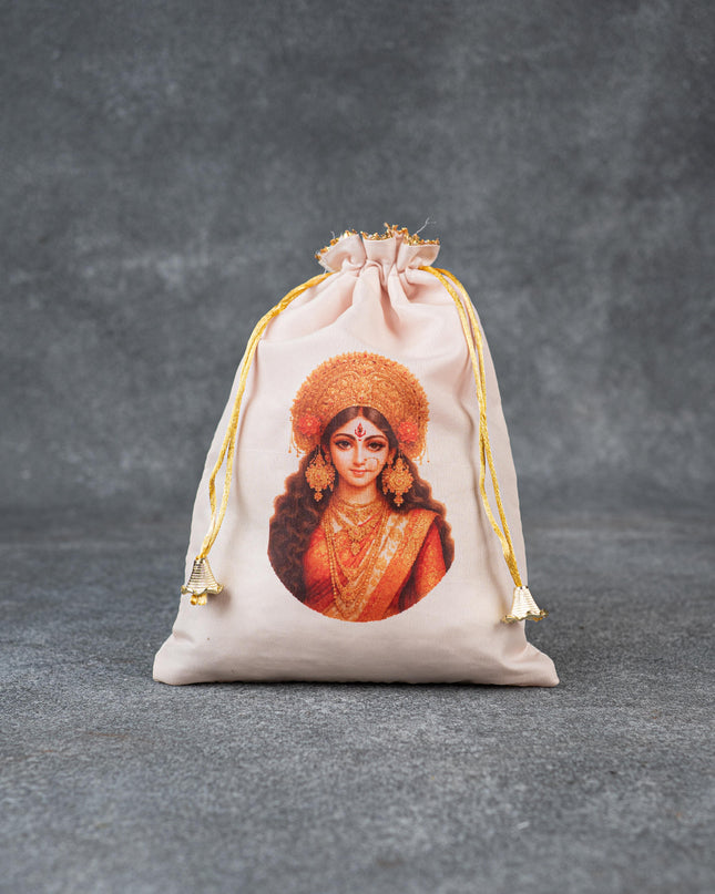 Amman Face String Bag - 10x8 inch - WBG1891