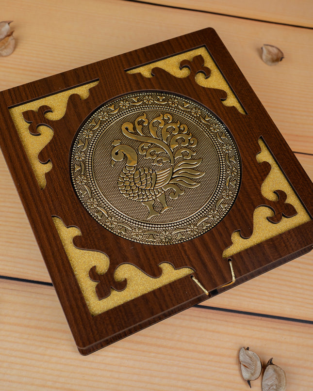 Brown Dry Fruit Box - Annapakshi Design - 8x8 inch - WBG1892-2