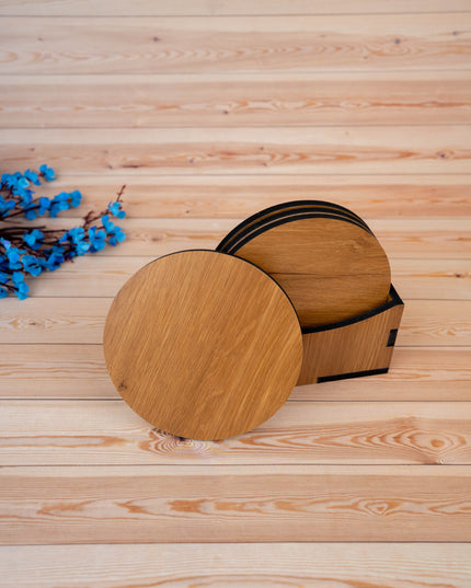 Wooden Coaster Set - Set of 4 - WBG1897-1