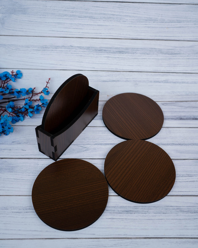 Brown Coaster Set - Set of 4 - WBG1897-2