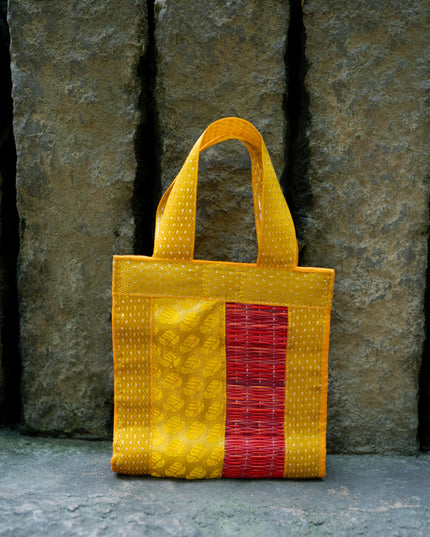 Half and Half Korai Handbag - 6X6 inch - WBG1902