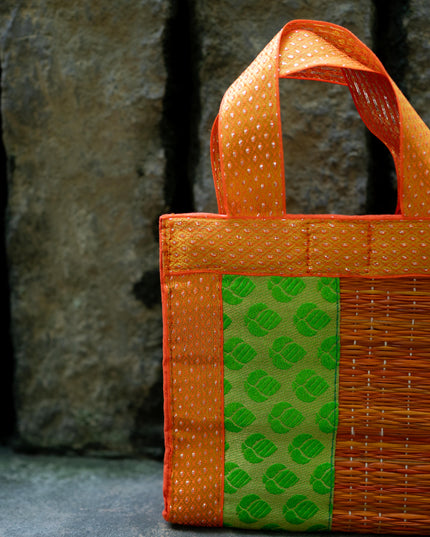 Half and Half Korai Handbag - 6X6 inch - WBG1902