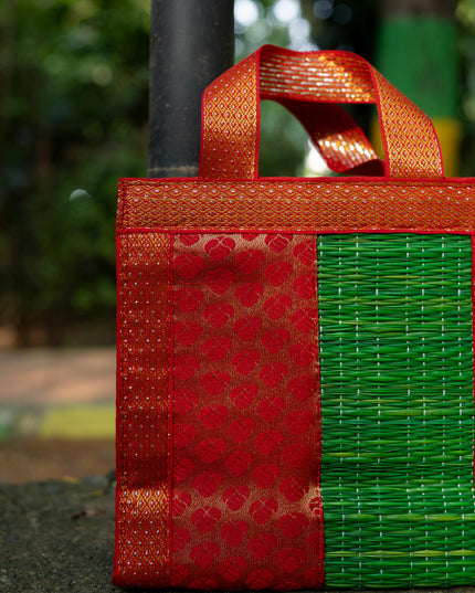 Half and Half Korai Handbag - 8X8 inch - WBG1903