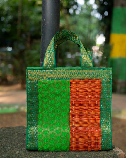 Half and Half Korai Handbag - 8X8 inch - WBG1903