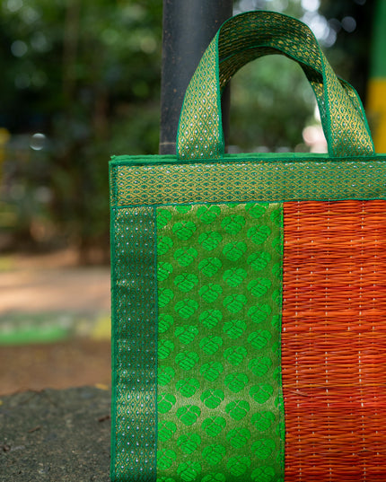 Half and Half Korai Handbag - 8X8 inch - WBG1903