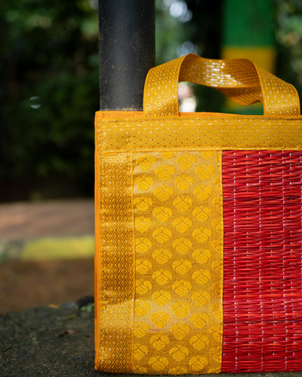 Half and Half Korai Handbag - 8X8 inch - WBG1903