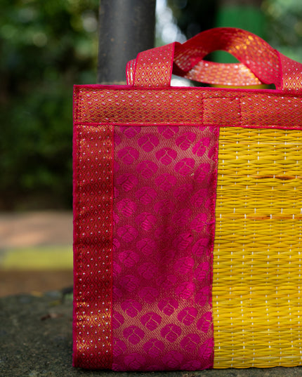 Half and Half Korai Handbag - 8X8 inch - WBG1903