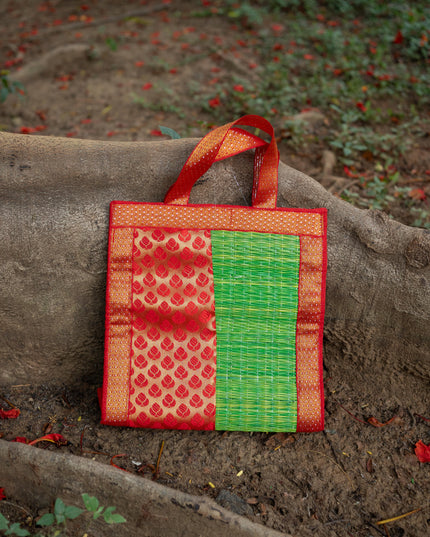 Half and Half Korai Handbag - 10x10 inch - WBG1905