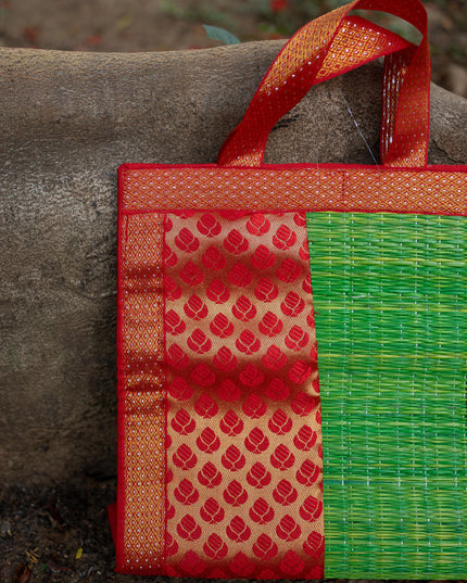 Half and Half Korai Handbag - 10x10 inch - WBG1905