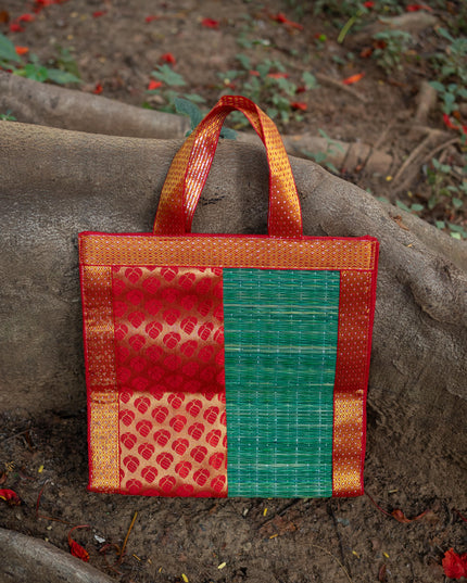 Half and Half Korai Handbag - 10x10 inch - WBG1905