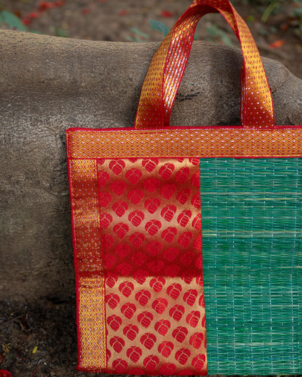 Half and Half Korai Handbag - 10x10 inch - WBG1905