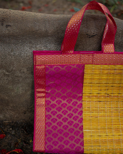 Half and Half Korai Handbag - 10x10 inch - WBG1905