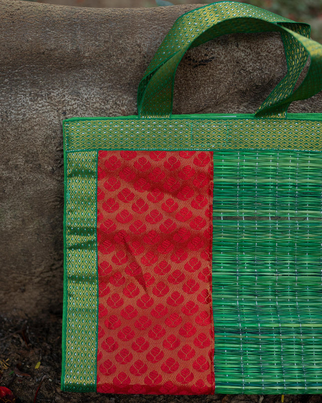 Half and Half Korai Handbag - 10x10 inch - WBG1905