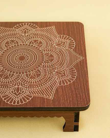 Wooden Manai - 6x6 inch - WBG1912
