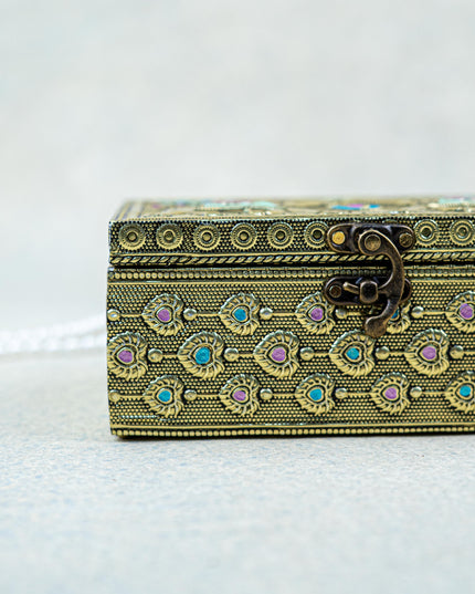 Jewel Box with Elephant Design - 6x4 inch - WBG1927