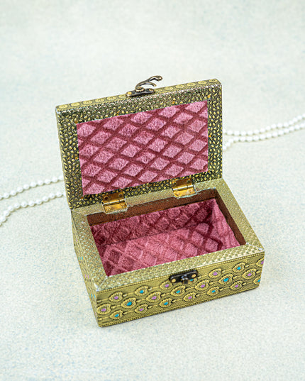 Jewel Box with Elephant Design - 6x4 inch - WBG1927