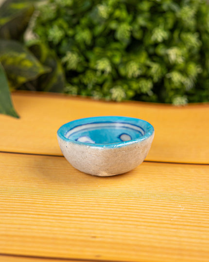 Handmade Pottery Diya - 2 inch - WBG1928