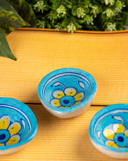 Handmade Pottery Diya - 2 inch - WBG1928