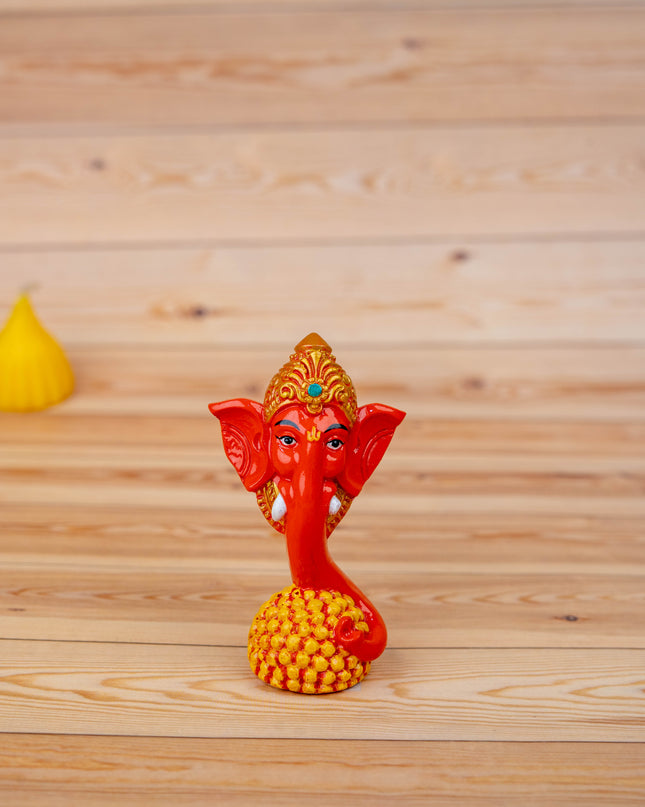 Polystone Laddu Ganesha Idol - 3 inch - WBG1929