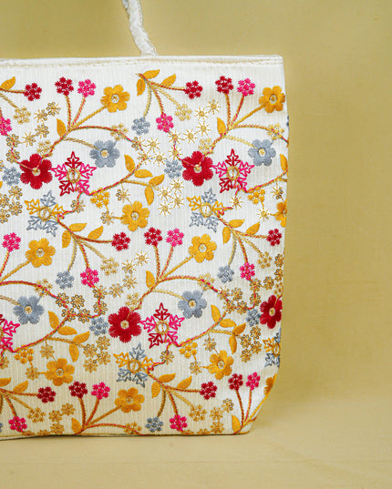 Handbag with Embroidery Design - 14x11 inch - WBG1931