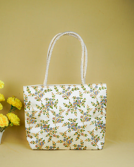 Handbag with Embroidery Design - 14x11 inch - WBG1931