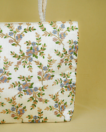 Handbag with Embroidery Design - 14x11 inch - WBG1931