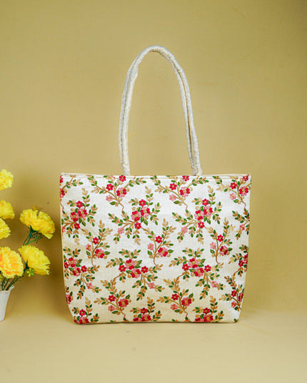 Handbag with Embroidery Design - 14x11 inch - WBG1931