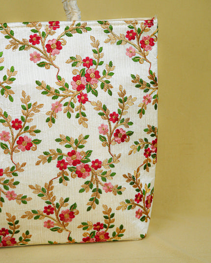 Handbag with Embroidery Design - 14x11 inch - WBG1931