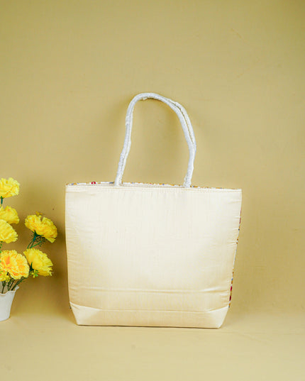 Handbag with Embroidery Design - 14x11 inch - WBG1931