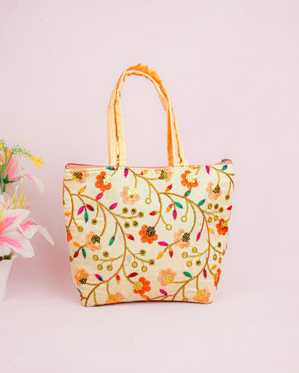 Handbag with Embroidery Design - 10x7 inch - WBG1933