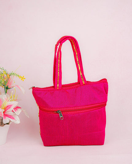 Handbag with Embroidery Design - 10x7 inch - WBG1933