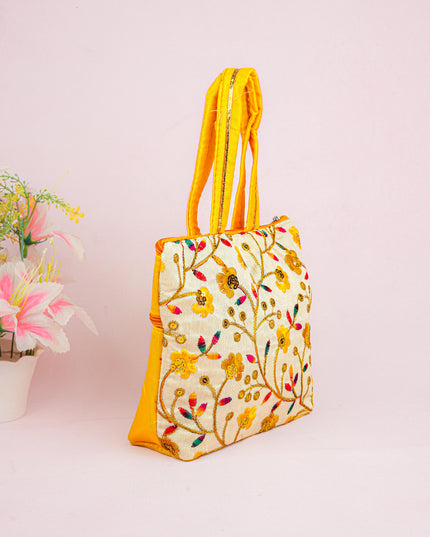 Handbag with Embroidery Design - 10x7 inch - WBG1933