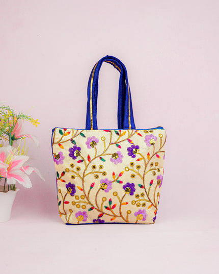 Handbag with Embroidery Design - 10x7 inch - WBG1933